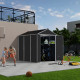 Abrigo de jardim RUBICON 4,2m² em alumínio e policarbonato - Palram - Canopia