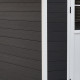 Abrigo de jardim em madeira compósita 28mm antracite 4,77m² PREMIUM - Woodlife Garden