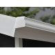 Kit caleiras brancas - pack pronto a instalar para abrigo PREMIUM Woodlife Garden dupla pendente cump. 2m