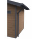 Kit caleiras antracite - pack pronto a instalar para abrigo PREMIUM Woodlife Garden dupla pendente cump. 2m