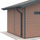 Kit caleiras antracite - pack pronto a instalar para abrigo PREMIUM Woodlife Garden dupla pendente cump. 2m