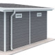 Kit caleiras brancas - pack pronto a instalar para abrigo PREMIUM Woodlife Garden uma água e largura 4m