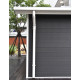 Kit caleiras brancas - pack pronto a instalar para abrigo PREMIUM Woodlife Garden dupla pendente cump. 3m