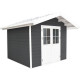 Abrigo de jardim em madeira compósita 28mm antracite 7,78m² PREMIUM - Woodlife Garden