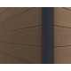 Abrigo de jardim em madeira compósita 28mm aspecto madeira 7,78m² PREMIUM - Woodlife Garden