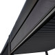 Toldo lateral antracite de 400 cm para pérgula bioclimática de alumínio Ombrea VS