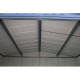 Abrigo de jardim em metal cinza 4,78m² - Top Tian - Duramax