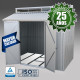 Abrigo de jardim em aluminio cinzento 4,80m² - Duramax