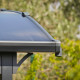 Carport em alumínio cinzento e policarbonato para 1 carro 31m² Arcadia Alpine 8500 - Canopia