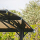 Carport em alumínio cinzento e policarbonato para 1 carro 31m² Arcadia Alpine 8500 - Canopia