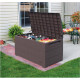 Arca de jardim em PVC 415L castanho - Duramax